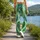 Vibrant Peacock Feathers for Yoga, Pilates and Everyday Style for Active Women Daily Leggings - 12