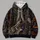 Halloween Skeleton Rocker With Gothic Guitar for Spooky Concert Nights and Fans All-over Print Hoodie (Lightweight) - 4