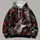 Skeleton Guitarist With Crimson Flames for Concert Nights and Rock Music Fans All-over Print Hoodie (Lightweight) - 4