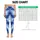 Cobalt Blue Tie Dye Waves for Yoga, Gym Training and Outdoor Running Leggings - 3