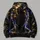 Golden Neon Faceless Portrait for Nightlife, Gaming, and Cyberpunk Style Fans All-over Print Hoodie (Lightweight) - 5