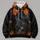 Haunted Castle Graveyard Moon Halloween Scene for Autumn Nights and Spooky Parties All-over Print Hoodie (Lightweight) - 4