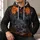 Haunted Castle Graveyard Moon Halloween Scene for Autumn Nights and Spooky Parties All-over Print Hoodie (Lightweight) - 6
