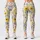 Yellow Daisy Wildflower Scatter for Yoga Pilates and Everyday Casual Wear Leggings - 1