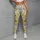Yellow Daisy Wildflower Scatter for Yoga Pilates and Everyday Casual Wear Leggings - 4
