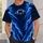 Navy Football Lightning and Star Panels for Game Day and Weekend Fan Style Wear All-over Print Unisex T-shirt - 5