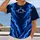 Navy Football Lightning and Star Panels for Game Day and Weekend Fan Style Wear All-over Print Unisex T-shirt - 2