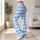 Sky Blue And White Harlequin Checks for Yoga Pilates and Everyday Activewear Style Leggings - 11