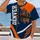 Denver Skyline And Rugby Stripes For Game Day, City Commutes And Casual Wear All-over Print Unisex T-shirt - 2
