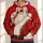 Cool Santa with Sunglasses and Holly for Festive Christmas Celebrations and Gatherings All-over Print Hoodie (Lightweight) - 1