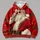 Cool Santa with Sunglasses and Holly for Festive Christmas Celebrations and Gatherings All-over Print Hoodie (Lightweight) - 4