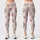 Vintage Rose And Blue Blossom Florals For Yoga, Pilates, And Everyday Wear Leggings - 3