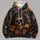 Crowned Skull and Jack O Lanterns for Halloween Night and Gothic Fall Style All-over Print Hoodie (Lightweight) - 4