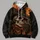 Cowboy Skull, Raven and Pumpkin Halloween Scene for Autumn Night Celebrations All-over Print Hoodie (Lightweight) - 4