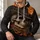 Cowboy Skull, Raven and Pumpkin Halloween Scene for Autumn Night Celebrations All-over Print Hoodie (Lightweight) - 6