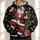 Jolly Bearded Holiday Man with Tree and Gifts for Christmas Parties and Winter Cheer All-over Print Hoodie (Lightweight) - 1