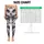 Gray And White Camouflage Style For Yoga, Pilates, Training And Everyday Activewear Leggings - 1