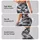 Gray And White Camouflage Style For Yoga, Pilates, Training And Everyday Activewear Leggings - 8