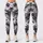 Gray And White Camouflage Style For Yoga, Pilates, Training And Everyday Activewear Leggings - 3
