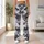 Gray And White Camouflage Style For Yoga, Pilates, Training And Everyday Activewear Leggings - 11