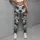 Gray And White Camouflage Style For Yoga, Pilates, Training And Everyday Activewear Leggings - 4