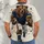 Roaring Bear Football Player for Game Day Spirit, School Events and Youth Sports Fans All-over Print Unisex T-shirt - 6