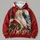 Vintage Winter Santa Believe Holiday Celebration Gift For Christmas Family Gatherings All-over Print Hoodie (Lightweight) - 4