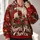 Santa North Pole Cheer for Christmas Parties, Family Gatherings and Winter Celebrations All-over Print Hoodie (Lightweight) - 2