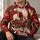 Santa North Pole Cheer for Christmas Parties, Family Gatherings and Winter Celebrations All-over Print Hoodie (Lightweight) - 6