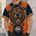 Vintage Orange And Navy Grizzly Bear Football Spirit For Game Day And Tailgate Fans All-over Print Unisex T-shirt - 5