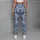 Indigo Blue Paisley Motifs for Yoga Pilates and Everyday Active Living Leggings - 5