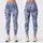 Indigo Blue Paisley Motifs for Yoga Pilates and Everyday Active Living Leggings - 1