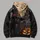 Black Cat Witch Hat and Pumpkin for Halloween Night and Autumn Celebrations All-over Print Hoodie (Lightweight) - 5