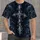 Thorn-Wrapped Silver Cross for Gothic Festivals and Dark Aesthetic Wear All-over Print Unisex T-shirt - 4