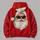 Cool Santa Face With Sunglasses for Christmas Parties and Festive Holiday Cheer All-over Print Hoodie (Lightweight) - 5
