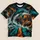 Teal Dolphin Football Tribute for Miami Game Day Fans and Coastal Sports Enthusiasts All-over Print Unisex T-shirt - 1