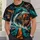 Teal Dolphin Football Tribute for Miami Game Day Fans and Coastal Sports Enthusiasts All-over Print Unisex T-shirt - 5