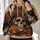 Skull Witch Hat and Pumpkin Moonlit Graveyard for Halloween Night Celebrations, Spooky All-over Print Hoodie (Lightweight) - 2