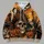 Skull Witch Hat and Pumpkin Moonlit Graveyard for Halloween Night Celebrations, Spooky All-over Print Hoodie (Lightweight) - 4