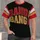 Red And Gold Varsity Lettering For Back To School And Casual Campus Style All-over Print Unisex T-shirt - 4