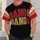 Red And Gold Varsity Lettering For Back To School And Casual Campus Style All-over Print Unisex T-shirt - 5