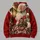 Santa Lantern and Gift Scene for Christmas Celebrations and Cozy Winter Gatherings All-over Print Hoodie (Lightweight) - 5