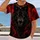 Fierce Black Wolf With Crimson Haze For Bold Everyday Style And Night Out Wear All-over Print Unisex T-shirt - 2