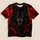 Fierce Black Wolf With Crimson Haze For Bold Everyday Style And Night Out Wear All-over Print Unisex T-shirt - 1