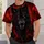 Fierce Black Wolf With Crimson Haze For Bold Everyday Style And Night Out Wear All-over Print Unisex T-shirt - 5