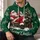 Santa in a Rocking Chair for Cozy Christmas Celebrations and Winter Holiday Gatherings All-over Print Hoodie (Lightweight) - 6