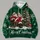 Santa in a Rocking Chair for Cozy Christmas Celebrations and Winter Holiday Gatherings All-over Print Hoodie (Lightweight) - 4