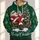 Santa in a Rocking Chair for Cozy Christmas Celebrations and Winter Holiday Gatherings All-over Print Hoodie (Lightweight) - 1