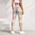 Pastel Plaid Checks for Yoga, Pilates, and Everyday Spring Style Leggings - 6