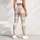 Pastel Plaid Checks for Yoga, Pilates, and Everyday Spring Style Leggings - 4